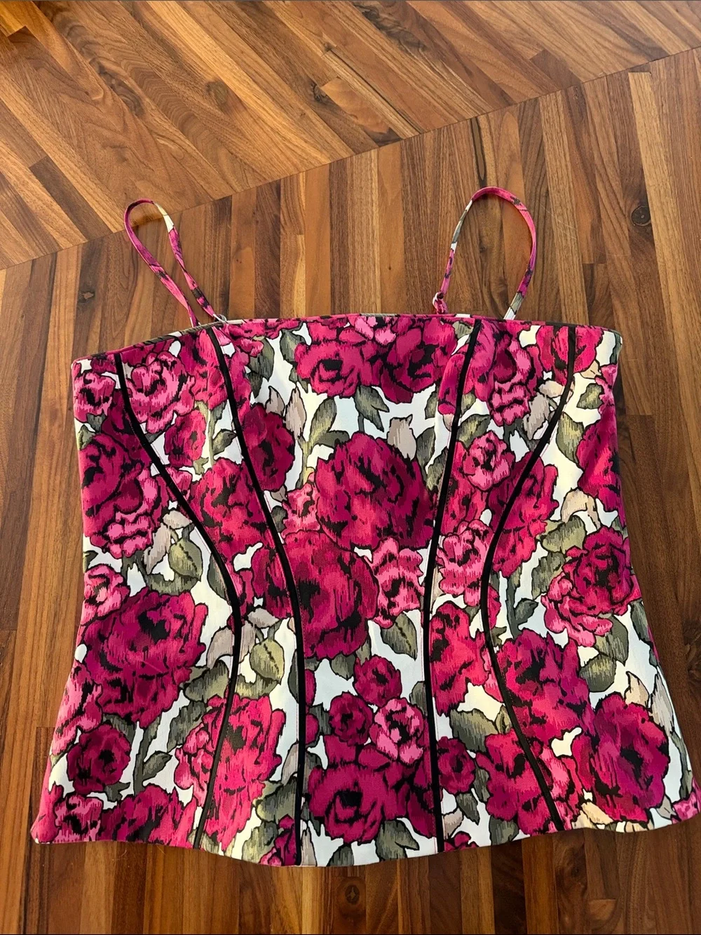 WHBM Floral Corset/Bustier | Size 12 - Picture 1 of 8